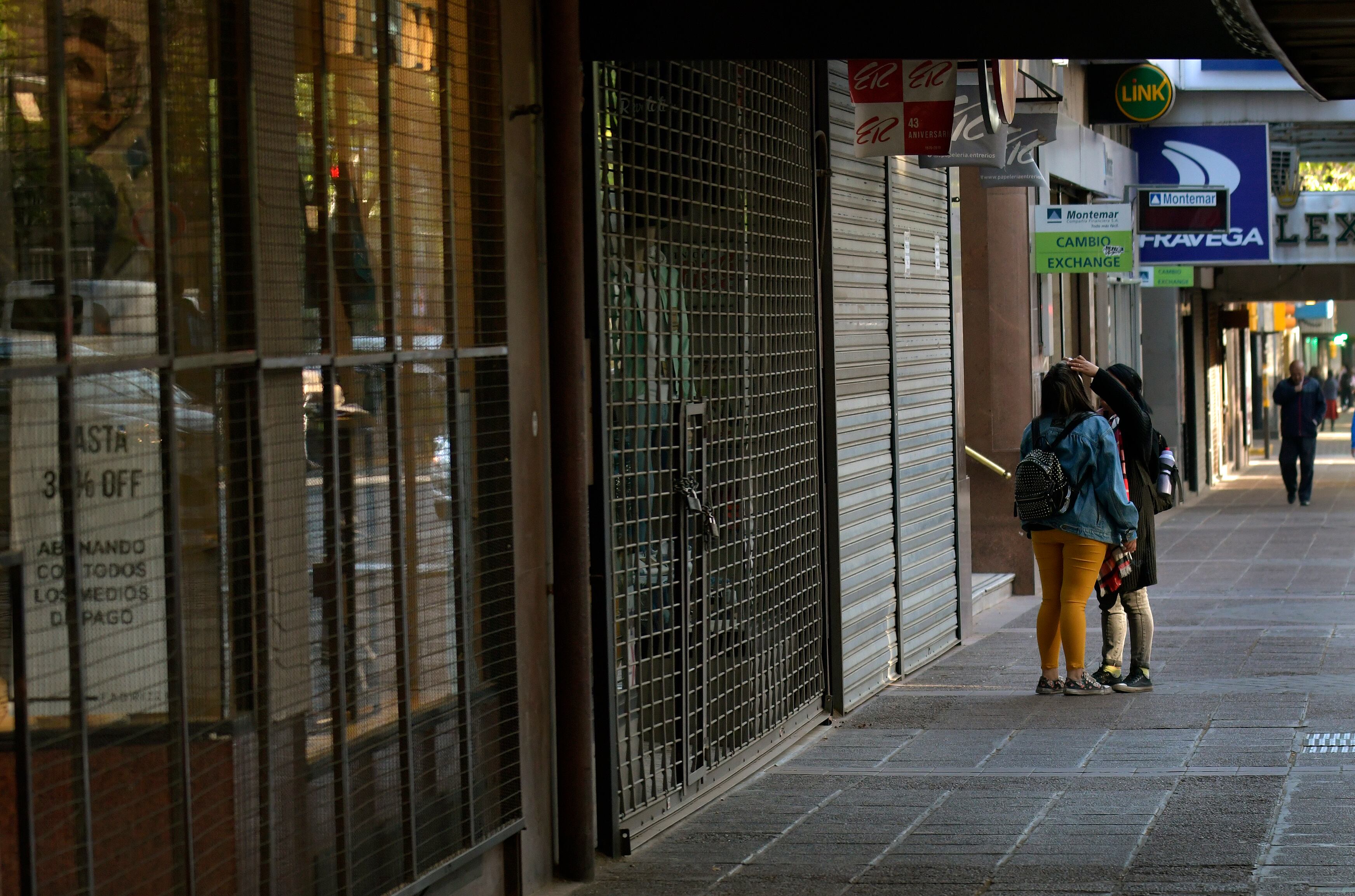 Así luce el Centro hoy - Foto: Orlando Pelichotti/ Los Andes