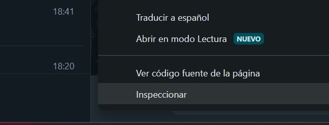 Inspeccionar (Captura de pantalla)