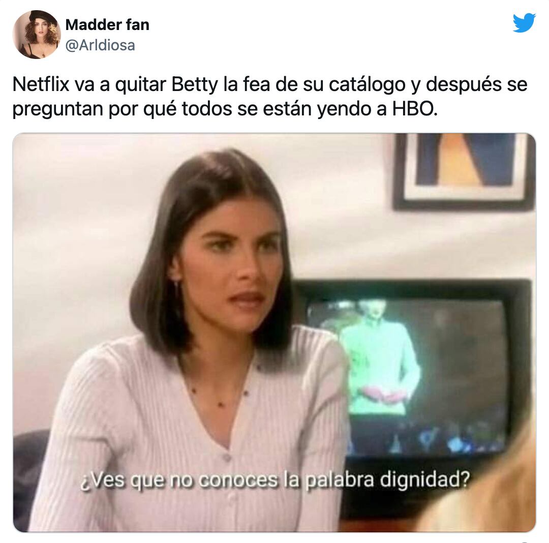 "Betty, la fea" se va de Netflix y las redes sociales se llenaron de memes.