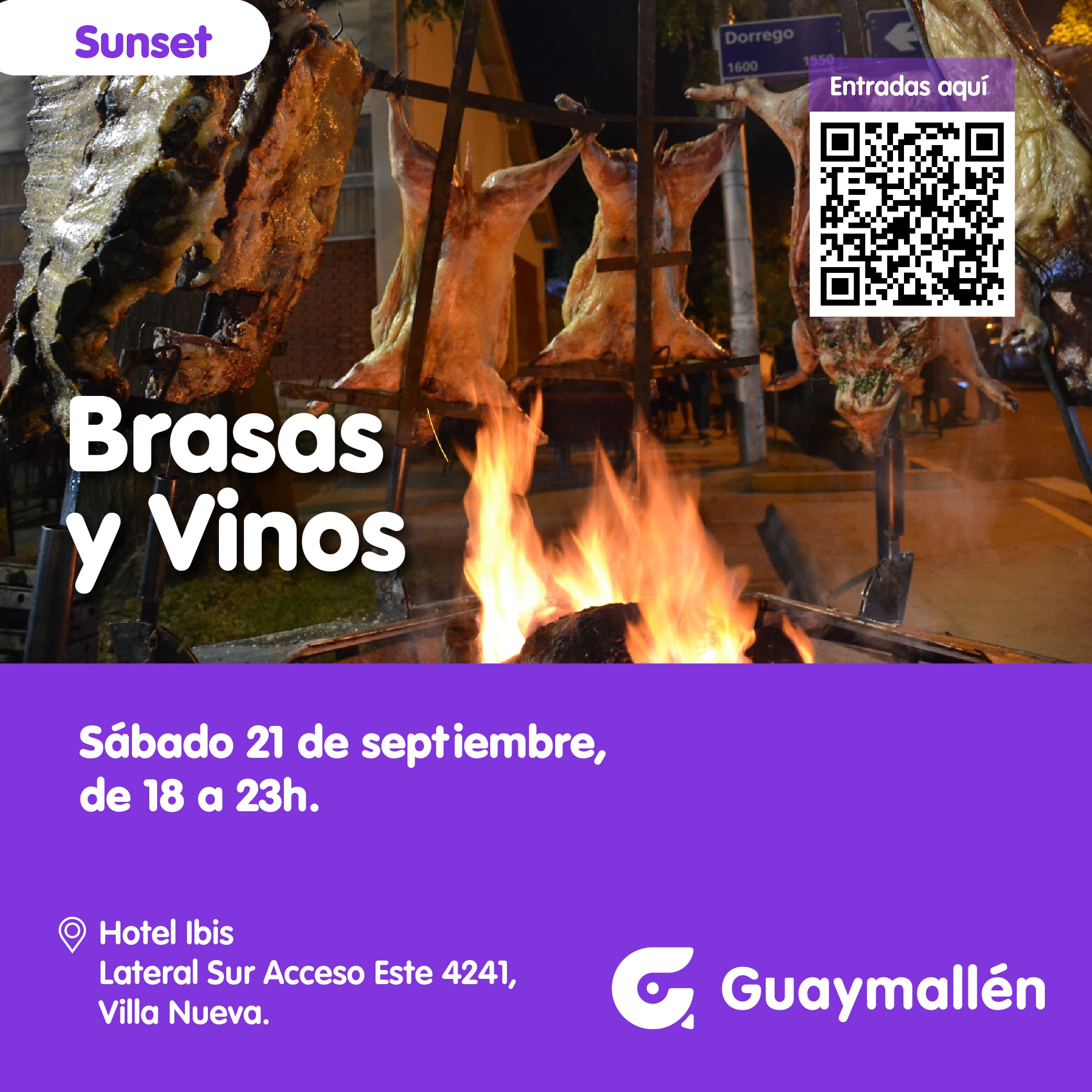 Se viene «Brasas y vinos», un sunset para celebrar la primavera en Guaymallén