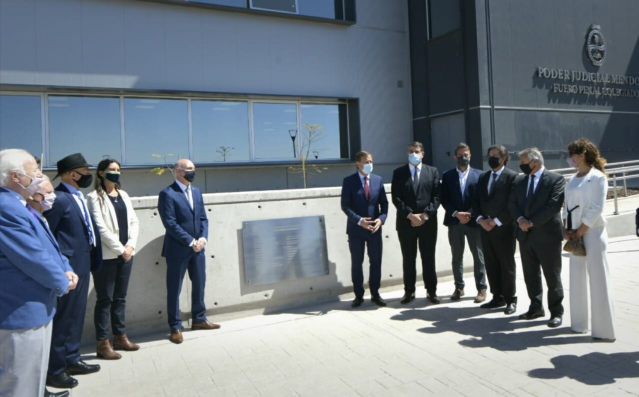 Inauguración del Polo Judicial. Foto: Orlando Pelichotti / Los Andes