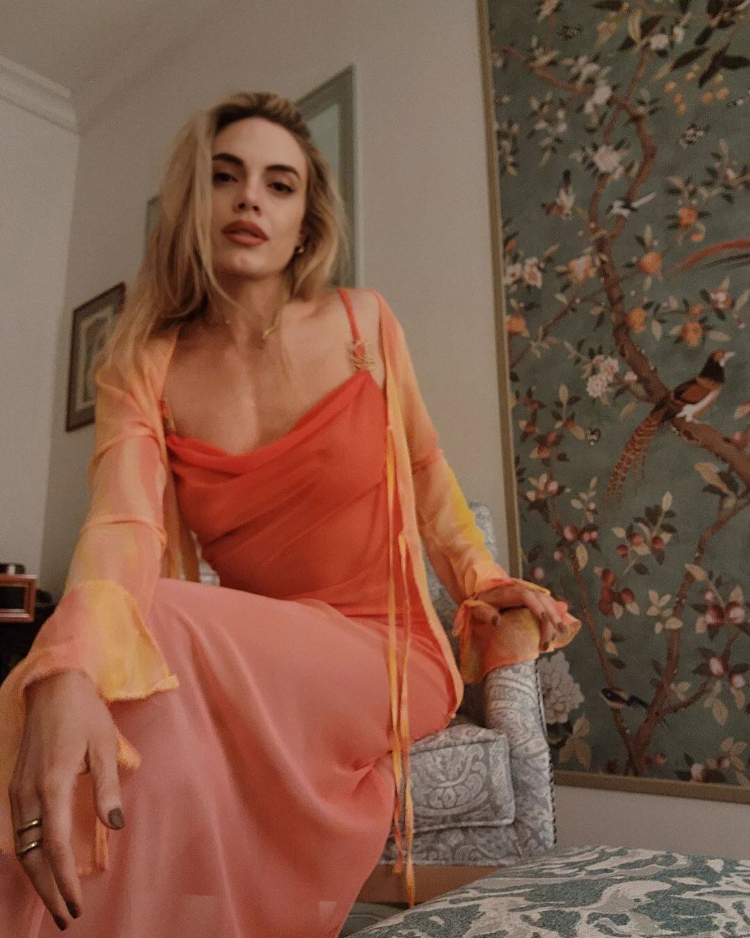 Emilia Attias enamoró con su vestido. Gentileza Instagram.