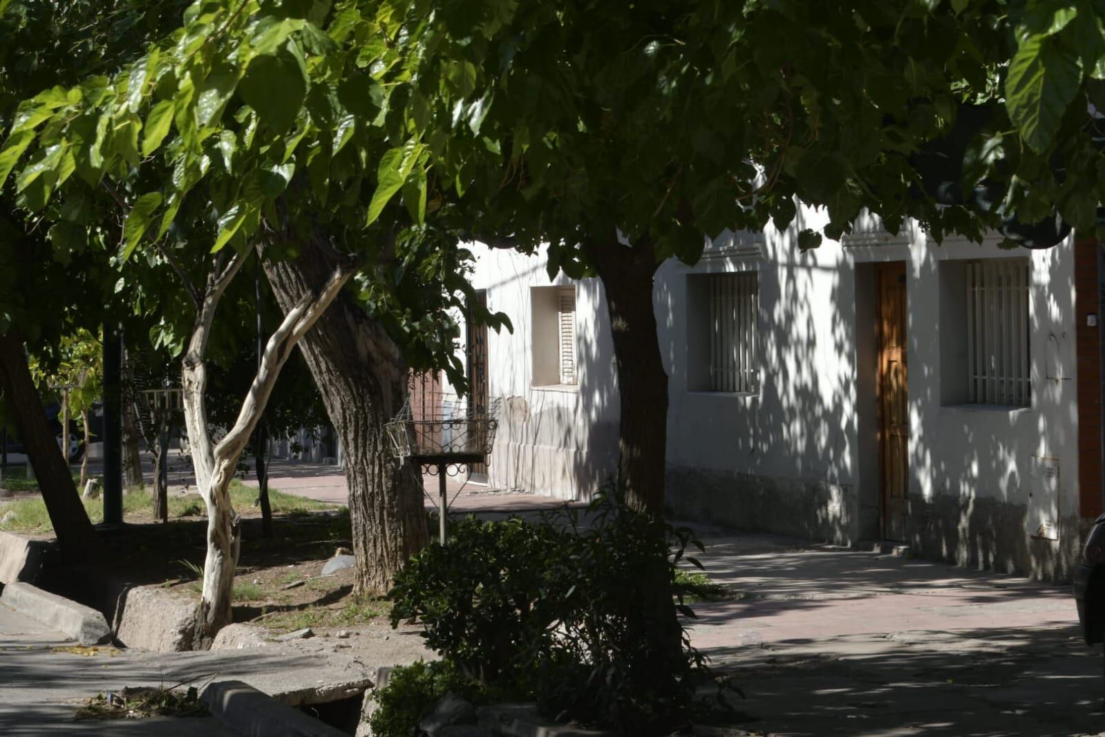 El lugar donde murió Mariana Domínguez por una bala perdida - Foto Orlando Pelichotti / Los Andes