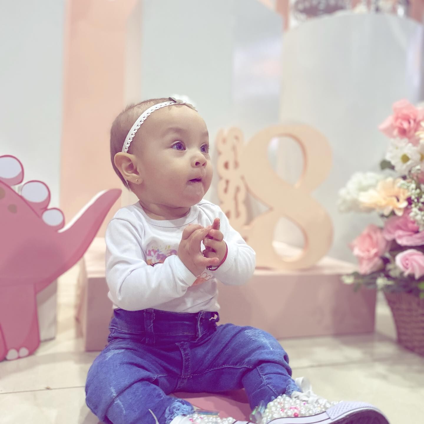 Jamaica, la hija de L-Gante y Tamara Báez cumplió 8 meses