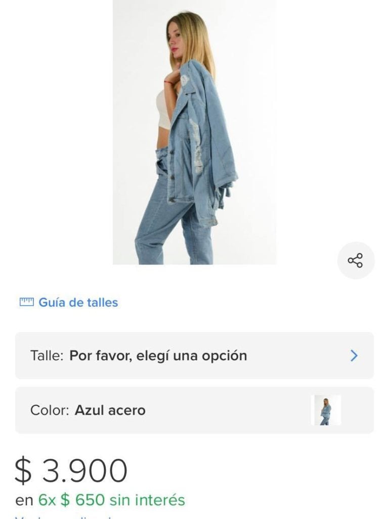 Furor por la campera de jean que Lali Espósito entrega en La Voz Argentina