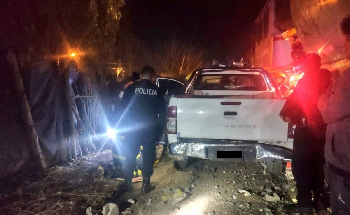 Choque de camioneta y tren en Maipú: dos mujeres heridas (Gentileza X @MATIPASCUALETTI)