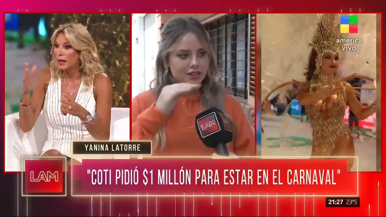 Coti de Gran Hermano pidió un dineral por estar en la comparsa de su provincia y fue rechazada.