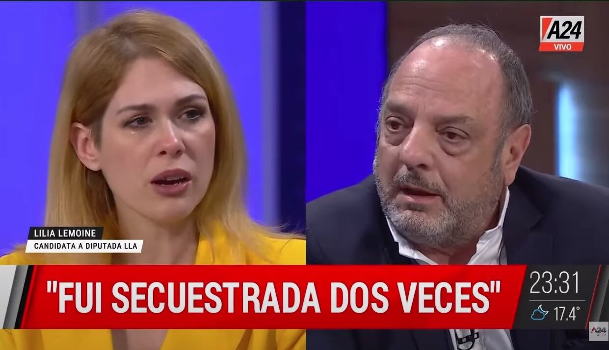 Lilia Lemoine reveló detalles íntimos de su relación con Milei y lloró en lo de Baby Etchecopar (A24)