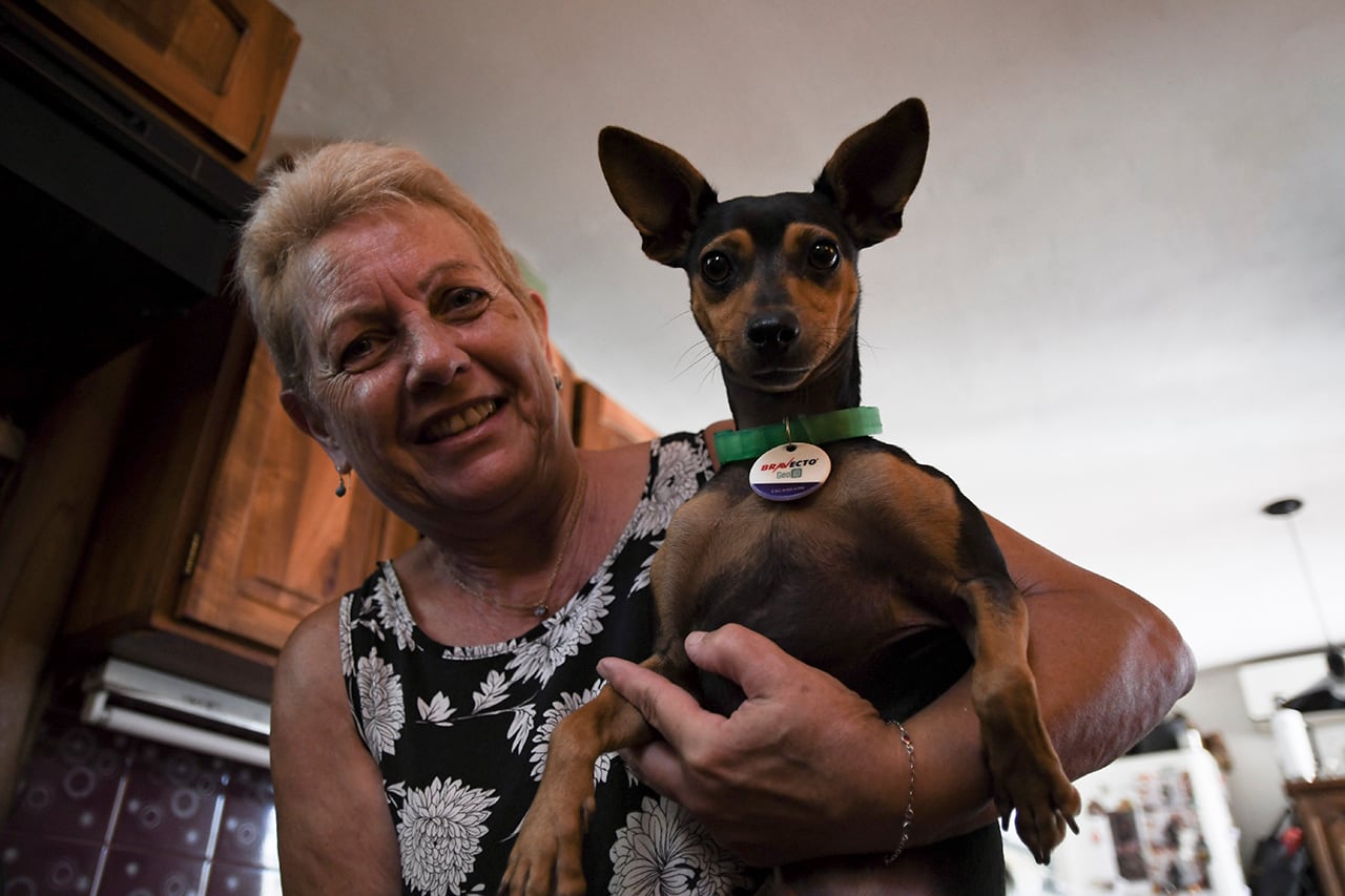 Rosa Del Carmen Martín de la Guardería canina OHM PET. Foto: Los Andes / Ramiro Gómez