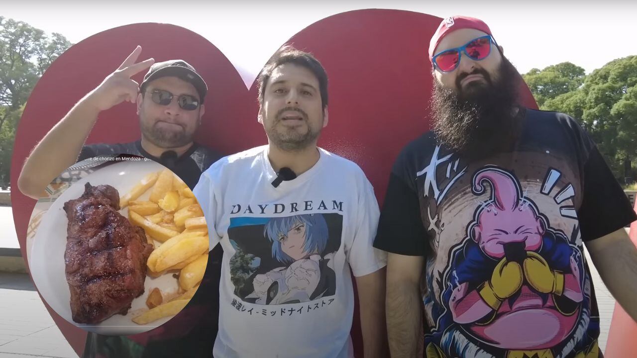 Youtubers chilenos vinieron a Mendoza en busca del mejor bife de chorizo del país y quedaron impactados con los precios.