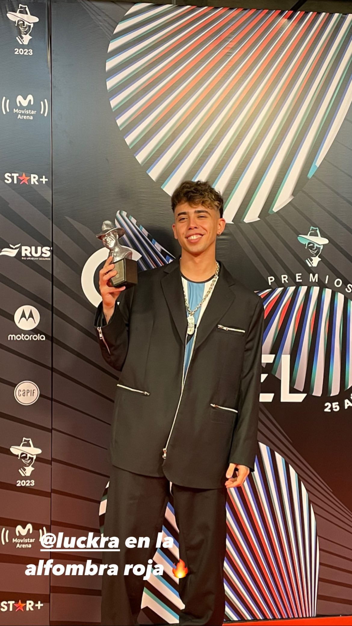 La alfombra roja de los Premios Gardel 2023.