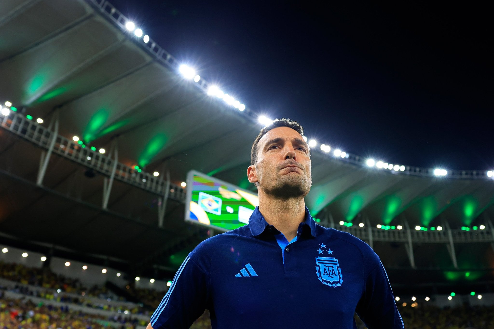 Lionel Scaloni todavía no decide si seguirá como DT de la Selección Argentina. Horas claves. (Fotobaires)