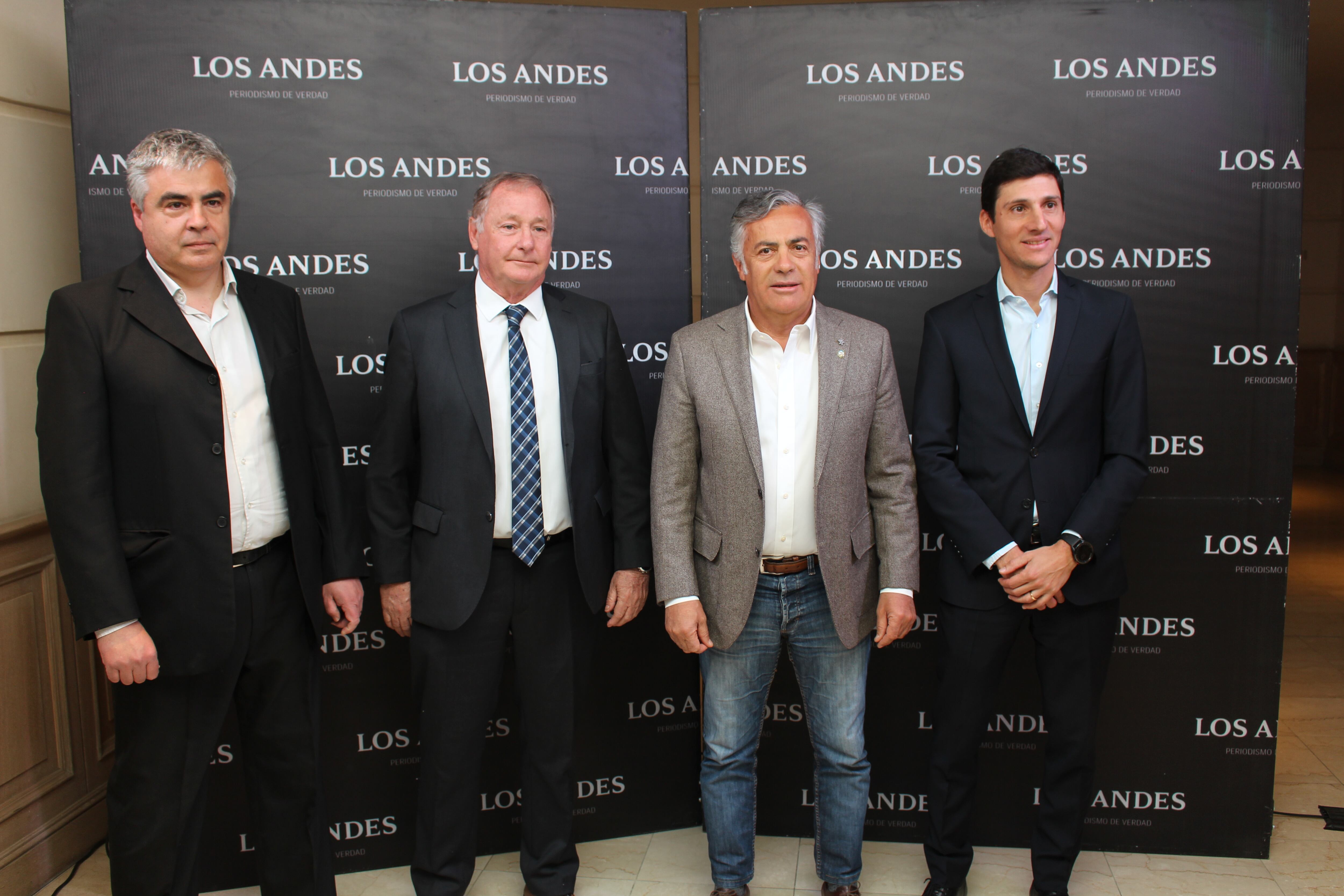 Raúl Pedone, Daniel Estrella, Alfredo Cornejo y Camilo De Lillo.