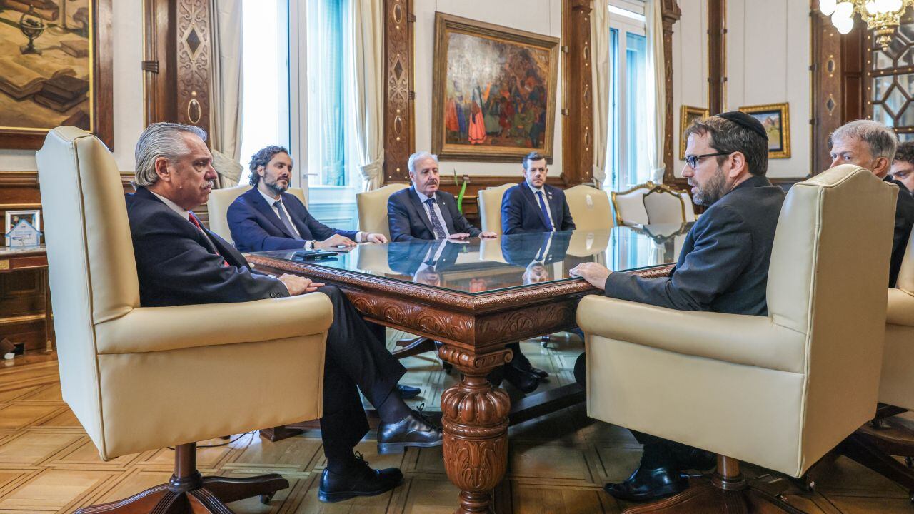 Alberto Fernández se comprometió a redoblar acciones para liberar a argentinos secuestrados en Gaza.