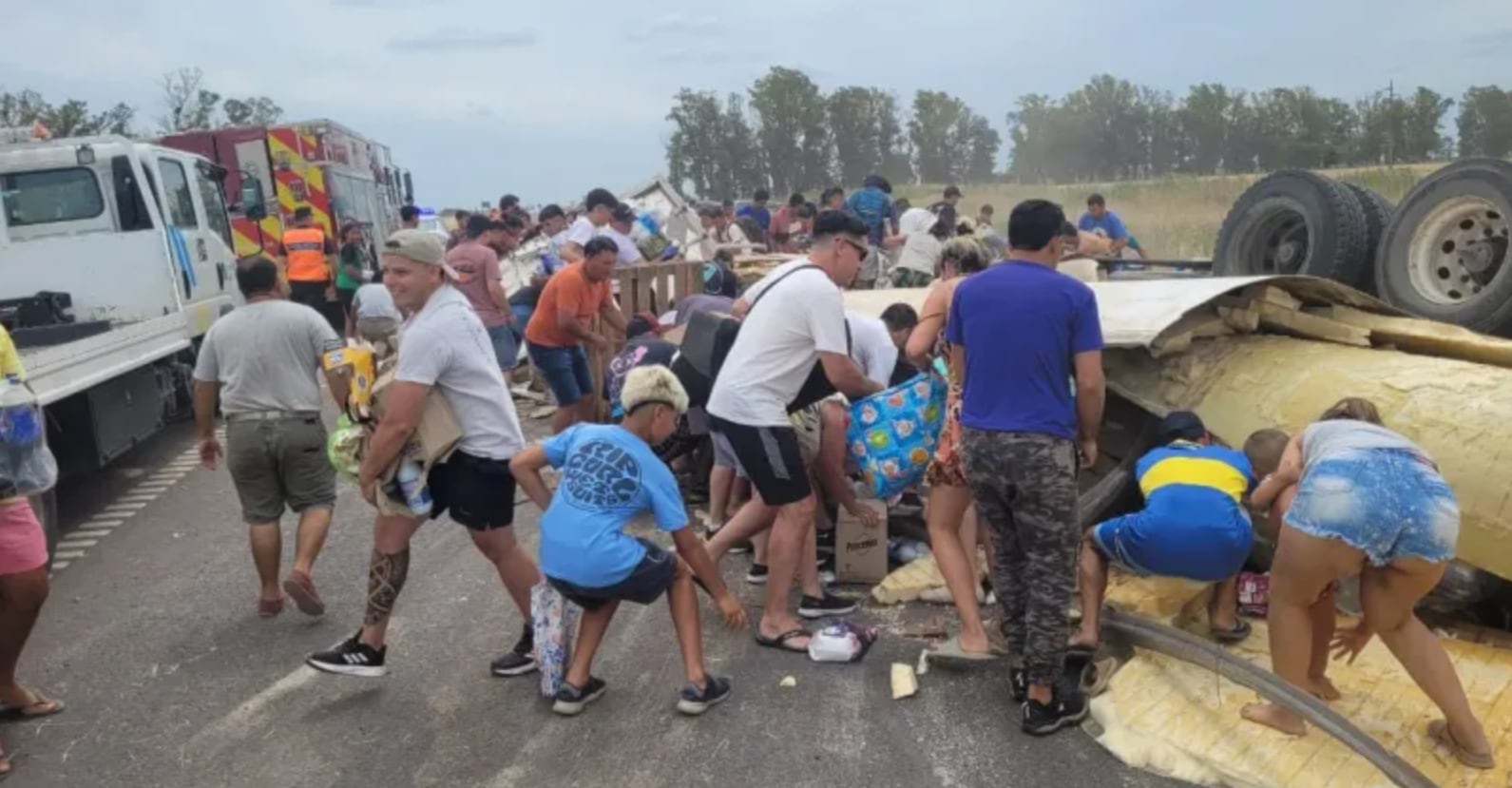 Murió un camionero mendocino al volcar en Pergamino, Buenos Aires. Foto: La Opinión