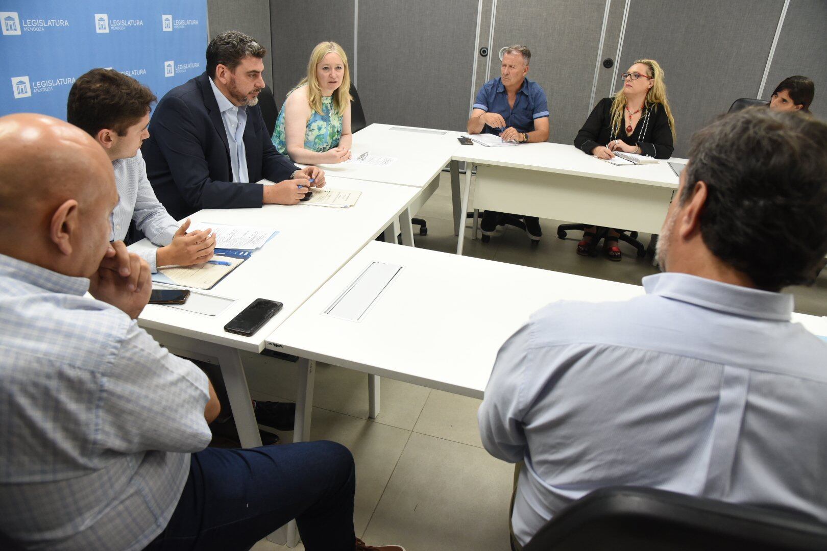 La vicegobernadora Hebe Casado tuvo su primera reunión de Labor Parlamentaria. Foto: Prensa Senado.