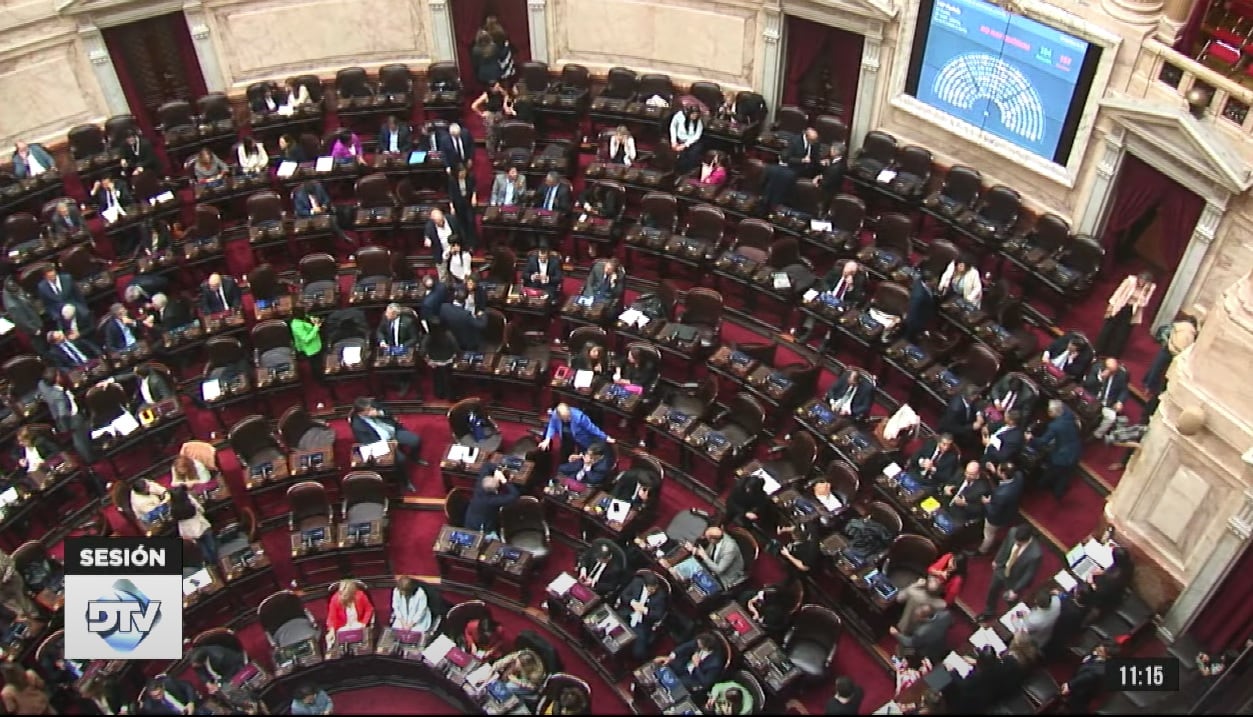 Debate en la Cámara de Diputados. Foto archivo