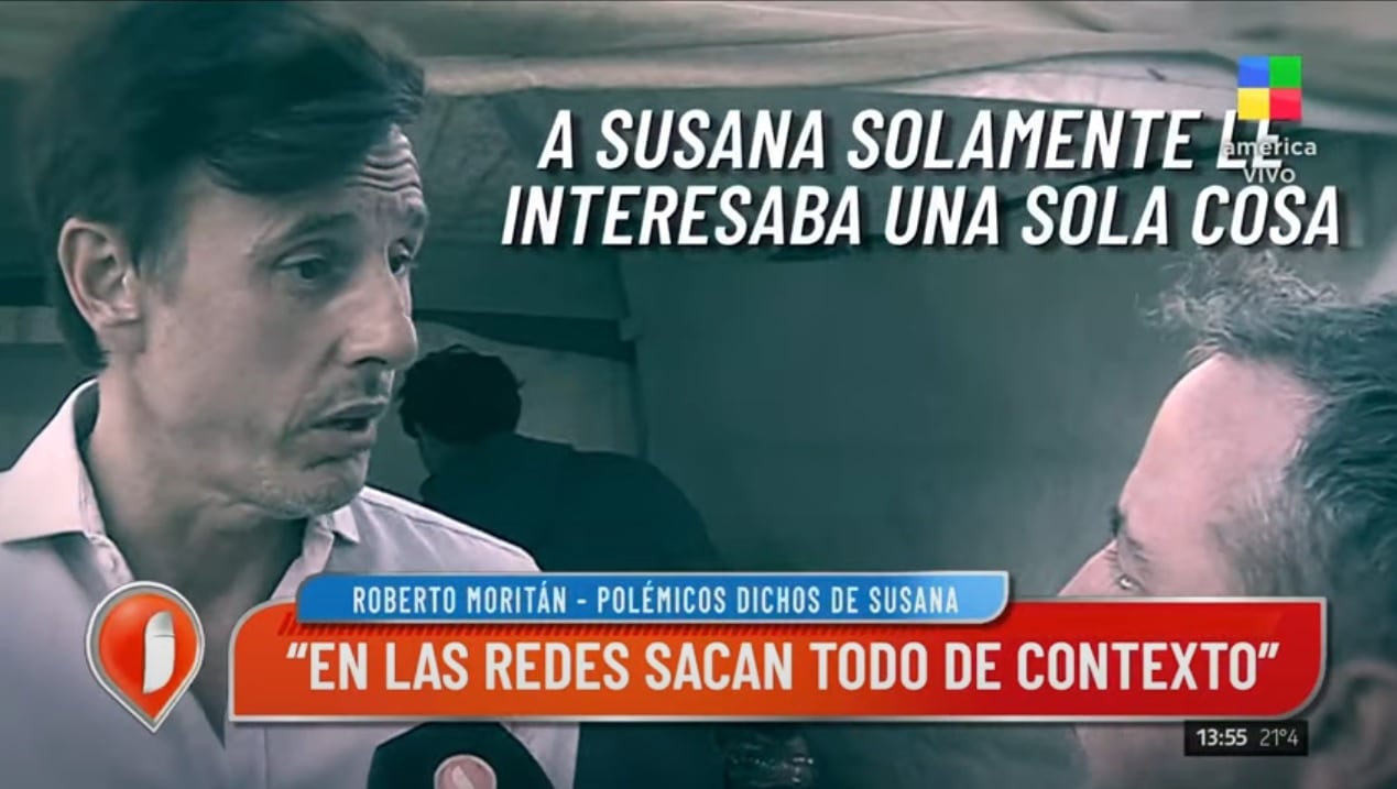 Roberto García Moritán le respondió a Susana.