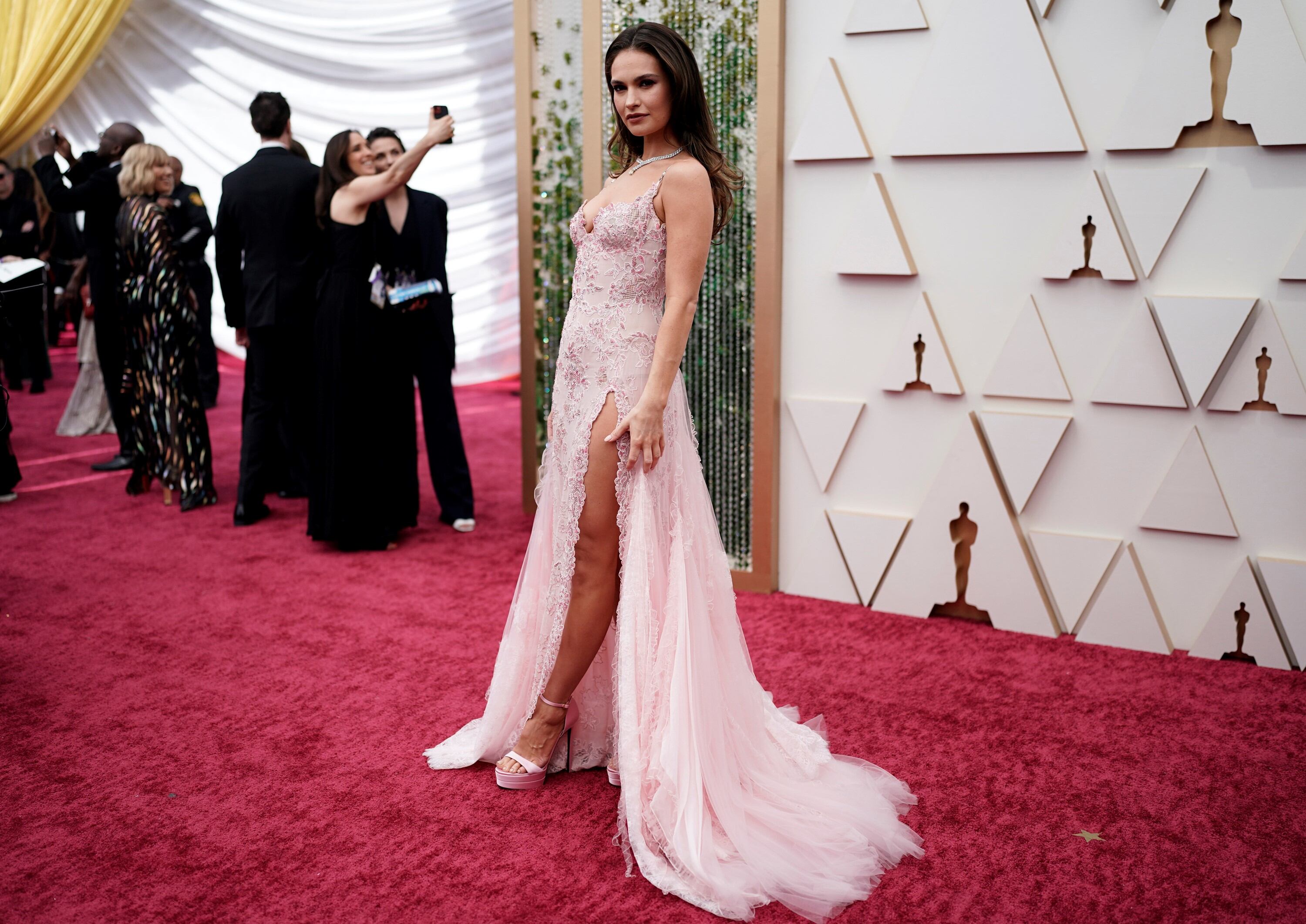 Alfombra roja de los Oscar 2022. (AP)