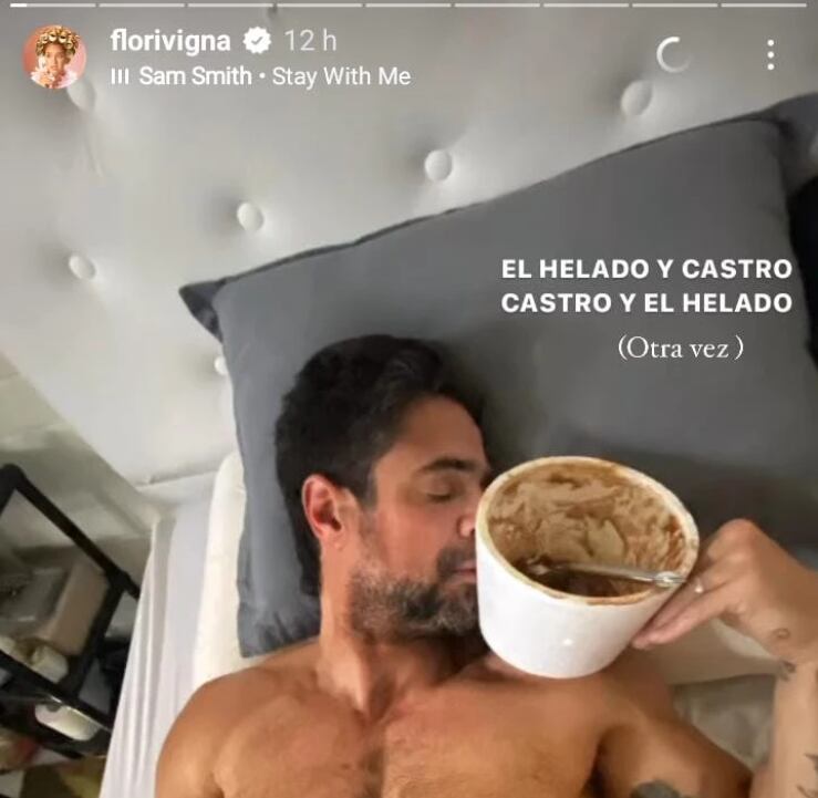 El posteo de Flor Vigna sobre Luciano Castro