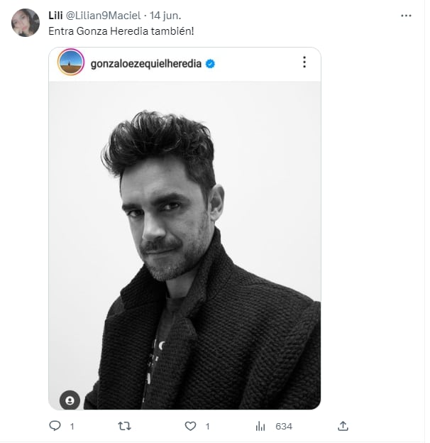 En Twitter dijeron que también se parecían a Gonzalo Heredia