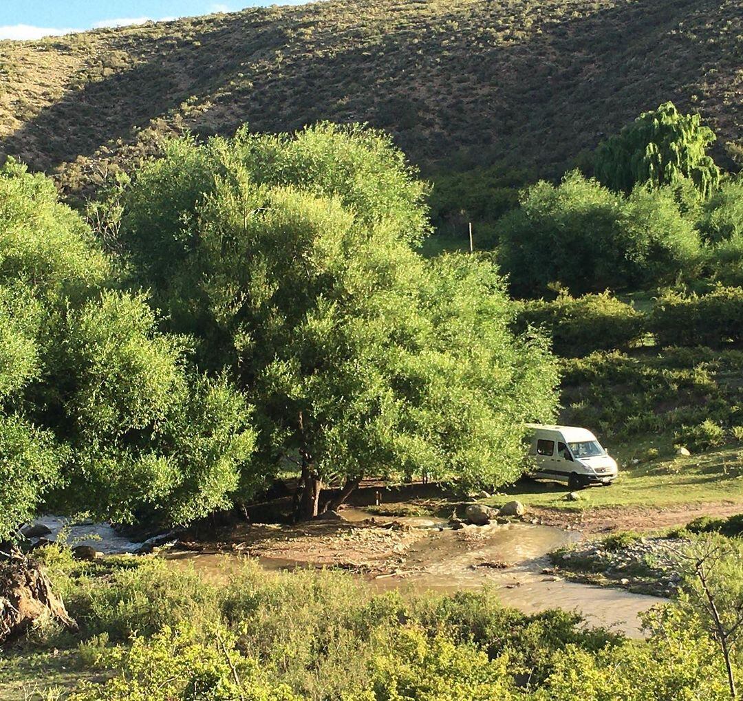 Las fotos del viaje en motorhome de Boy Olmi y Carola Reyna por Mendoza.