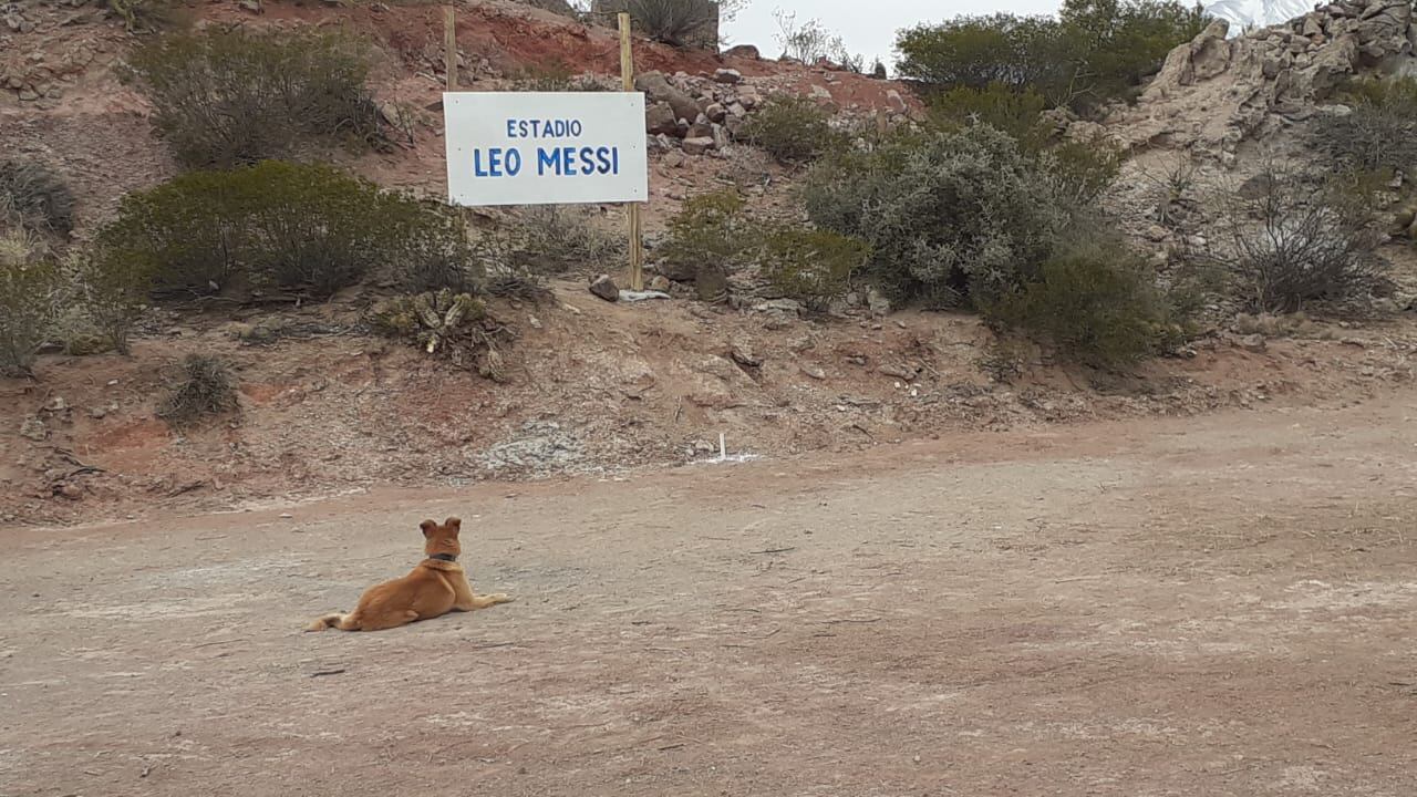 La hija del dueño y creador del "Estadio Leo Messi" compartió fotos y videos en Twitter y emocionaron al mundo.