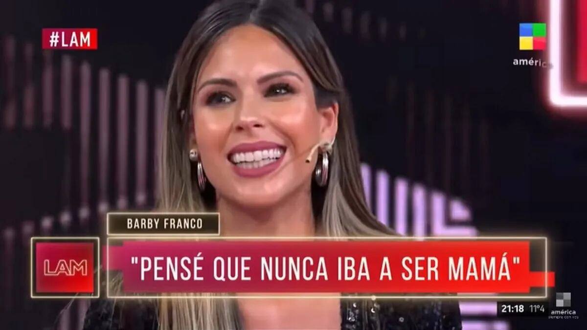 Barby Franco quiere comerse la placenta de su bebé