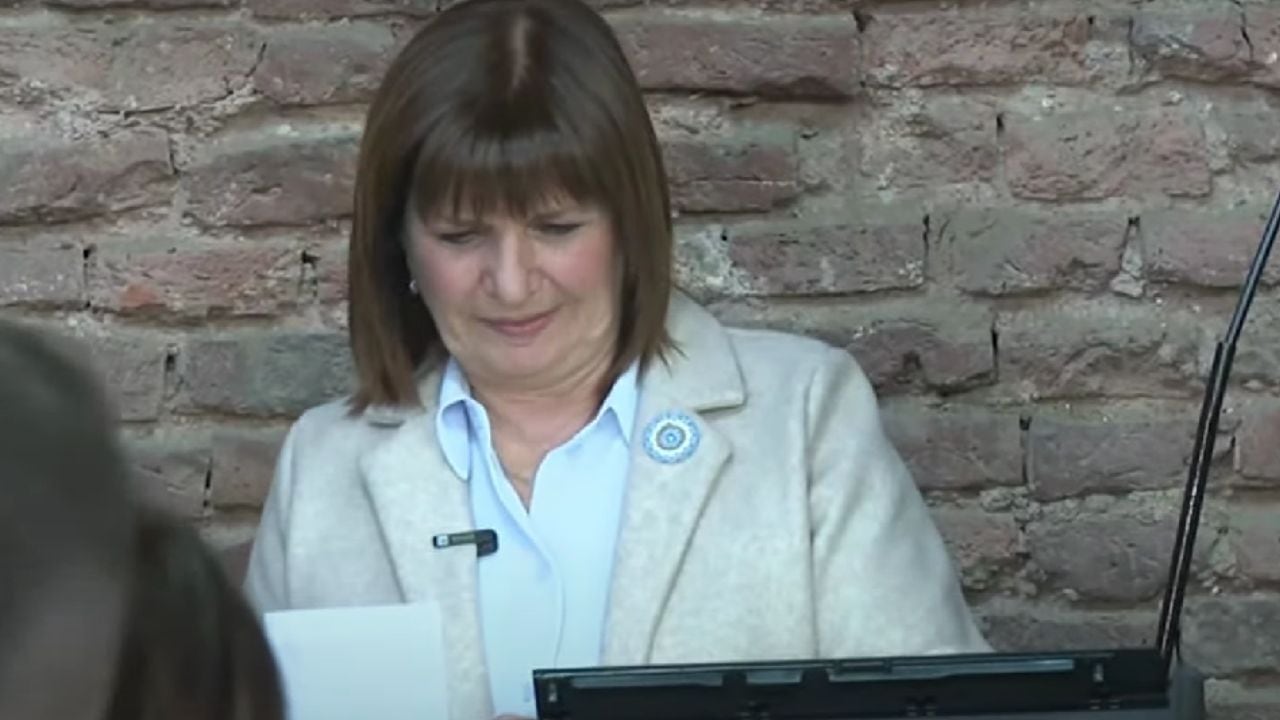 Patricia Bullrich también tuvo problemas para votar: “Voté 8 veces y tardé media hora”. Foto: Captura TN. 