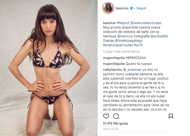 Brenda Asnicar: en 2018 publicó otra foto en bikini.