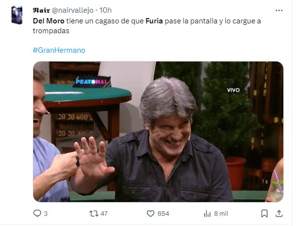 Los memes tras los gritos de Furia a Santiago del Moro