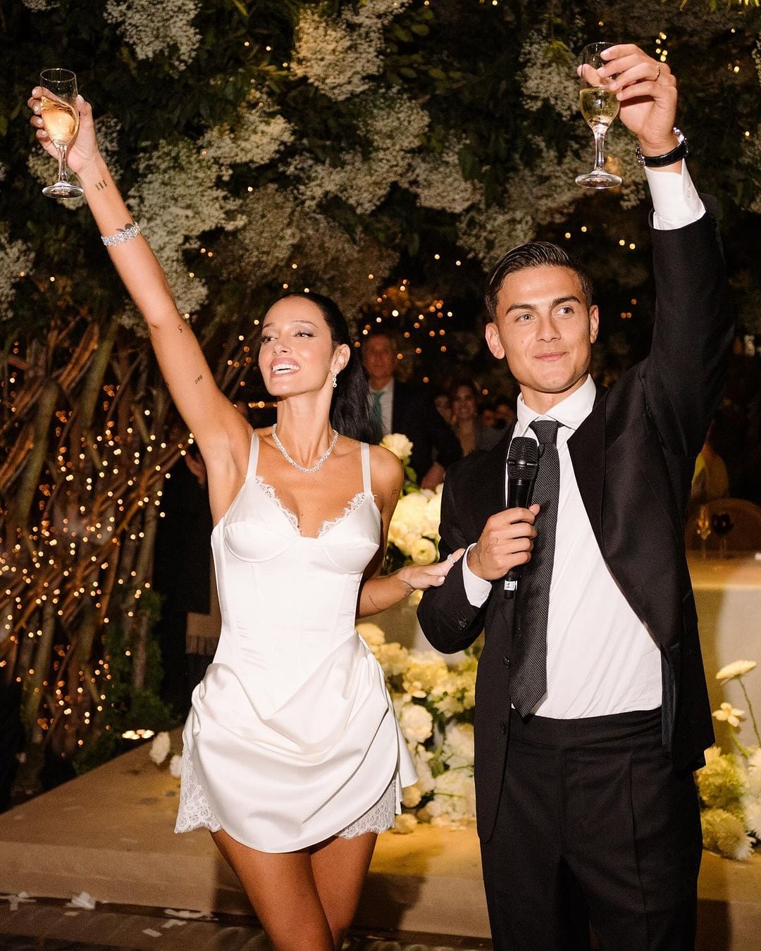 El casamiento de Oriana Sabatini y Paulo Dybala. Gentileza Instagram.