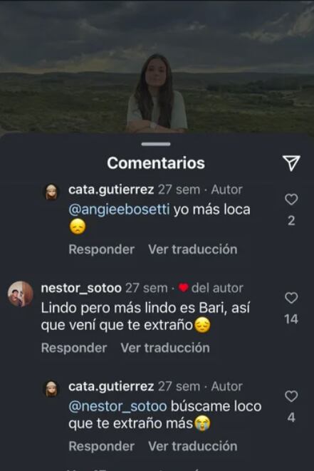 El comentario del asesino de Catalina