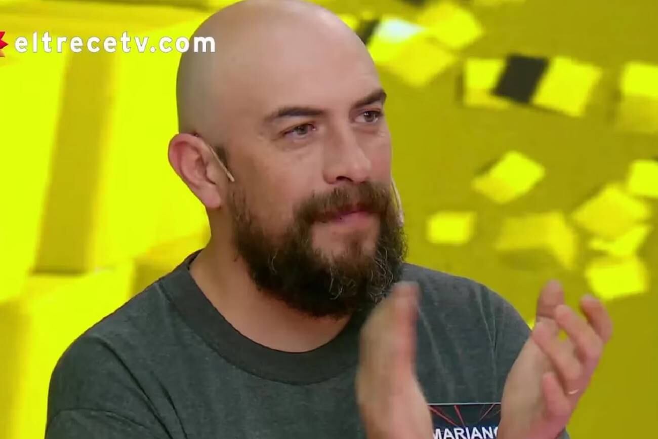 Mariano volvió a "Los 8 escalones". (Captura El Trece)