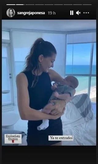 La primera foto de la China Suárez con Félix, el hijo de Sofía Sarkany