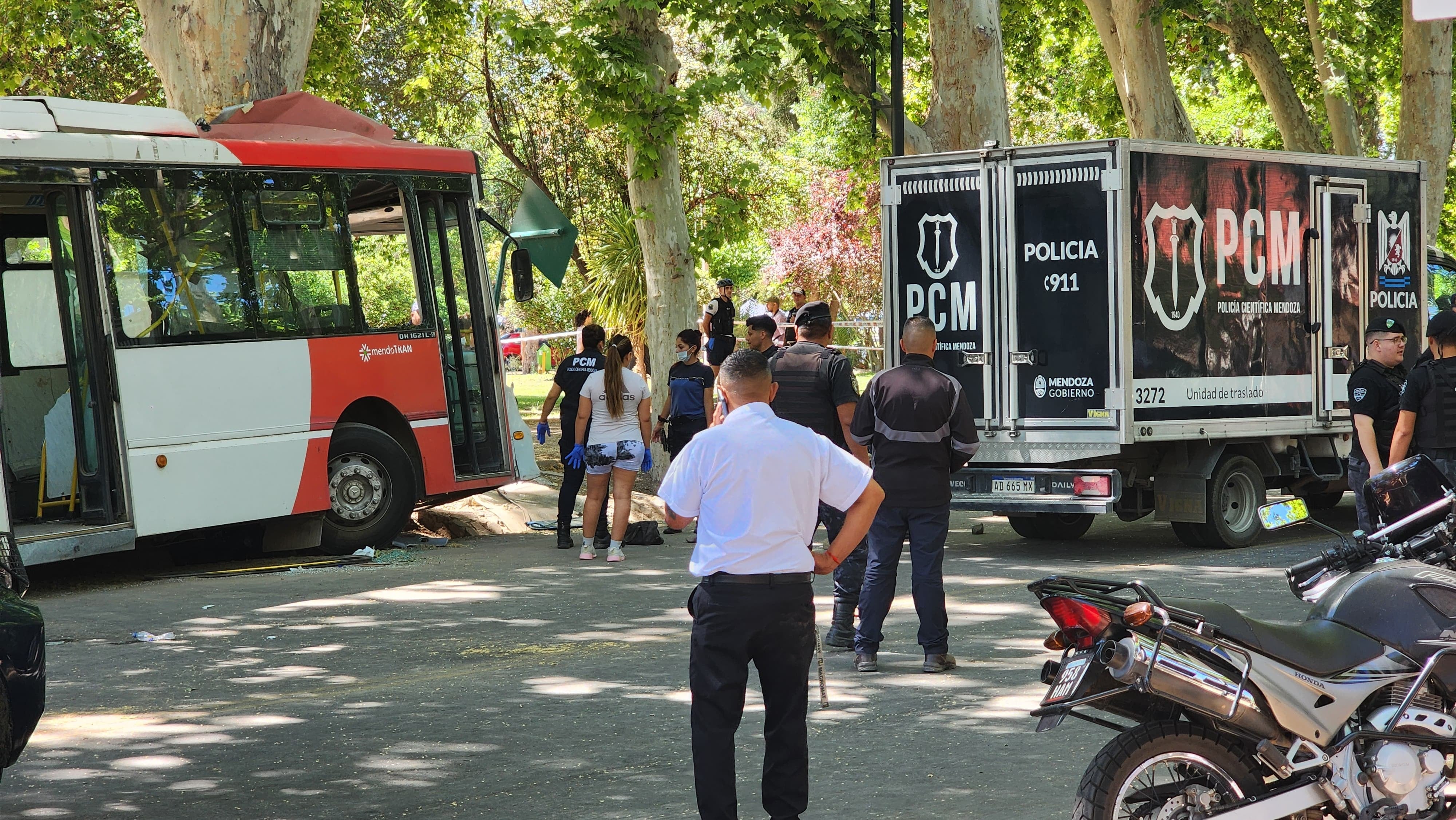 El chofer murió y 17 personas resultaron heridas. Foto: Los Andes