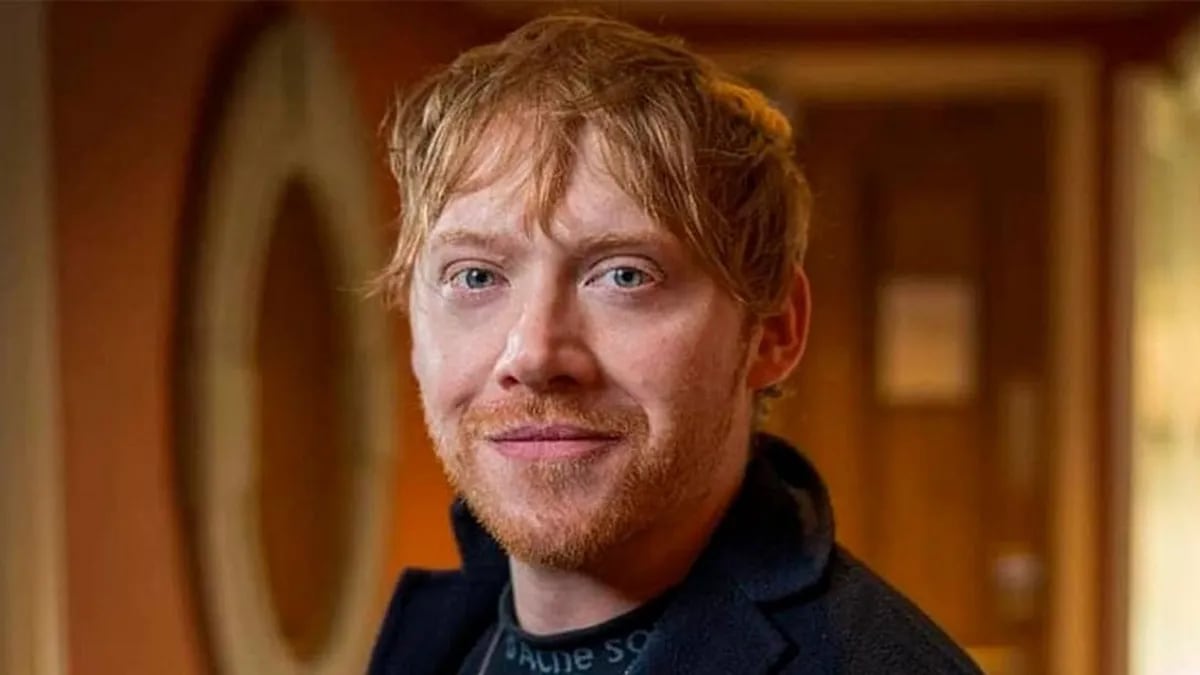 Así luce el actor que interpretó a Ron Weasley.