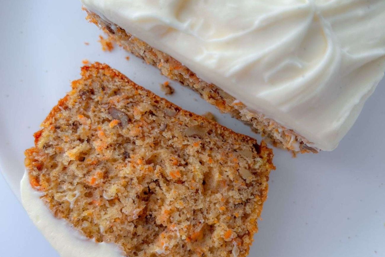 Carrot cake o torta de zanahorias.