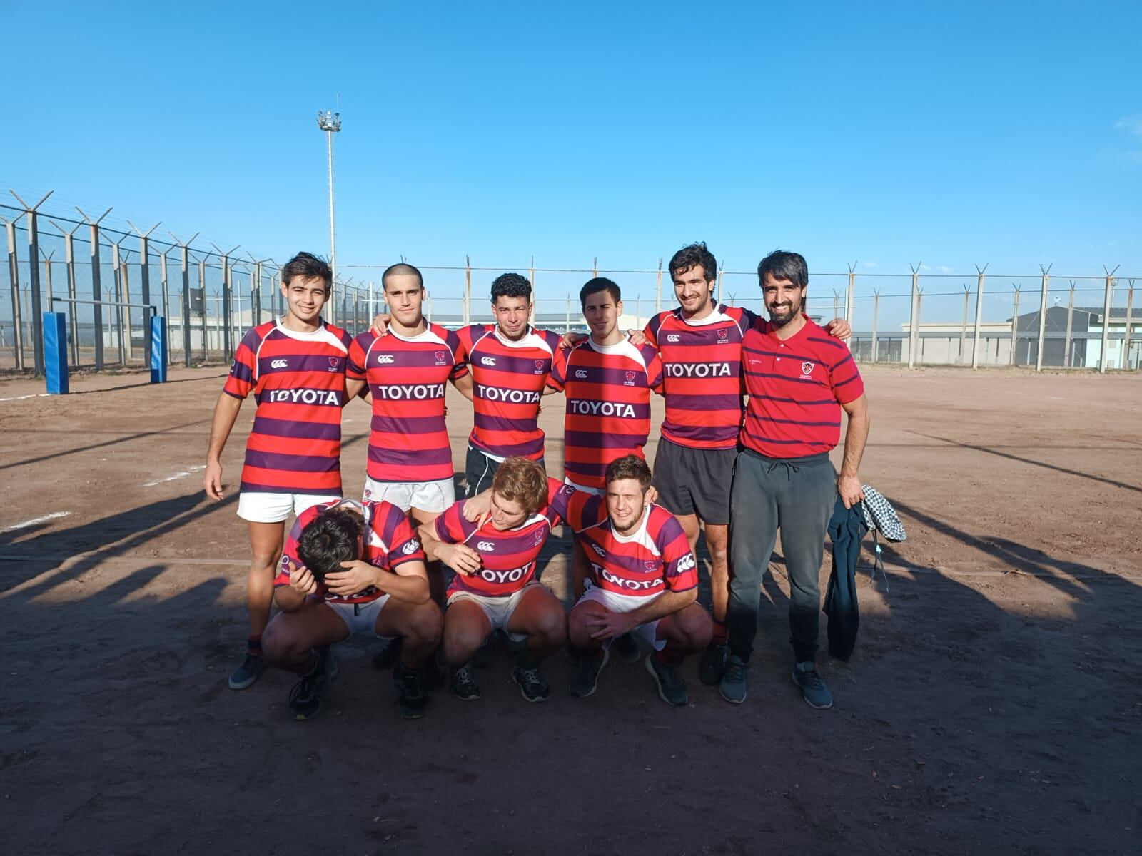 Rugby e inclusión: internos mendocinos jugaron un partido en la cárcel con un equipo profesional. Foto: Gentileza