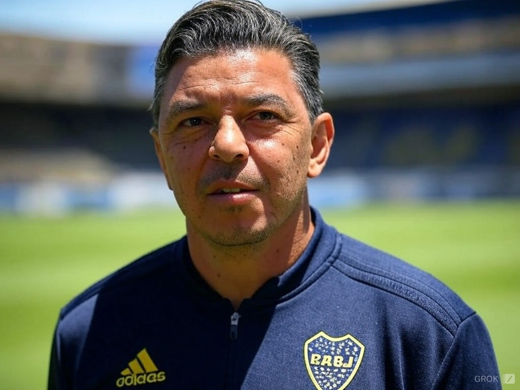 Las fotos de Marcelo Gallardo como DT de Boca, hechas por inteligencia artificial