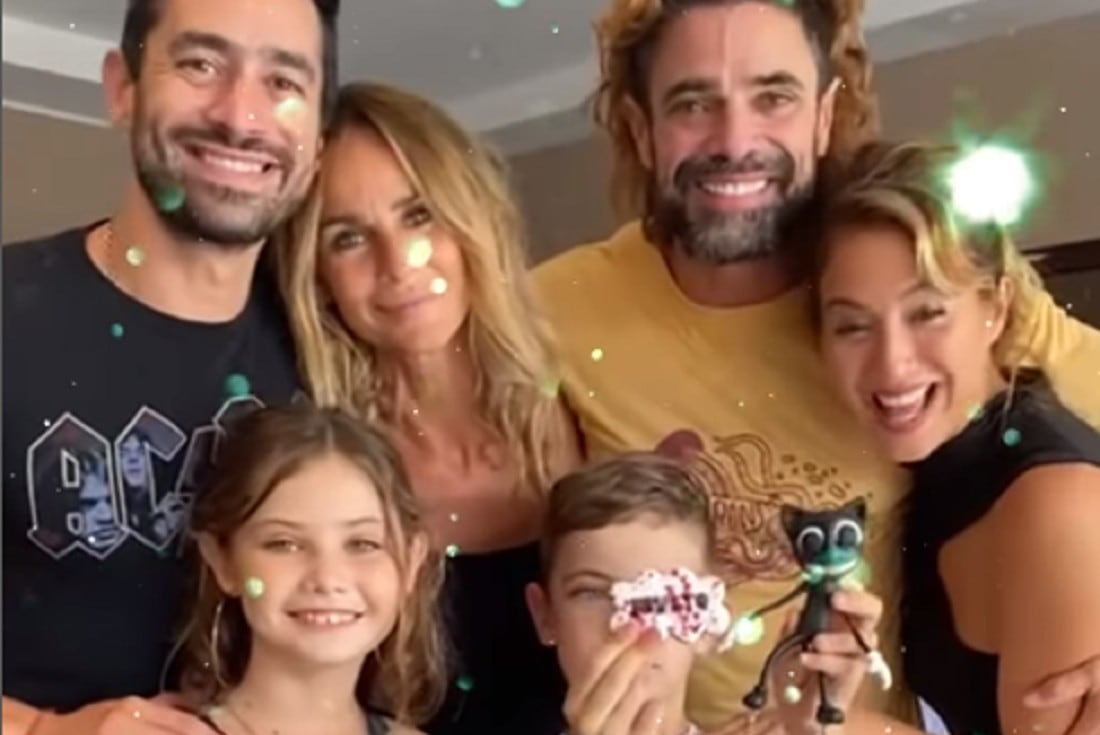 Sabrina Rojas y Luciano Castro celebraron el cumple de Fausto con sus nuevas parejas y mucha alegría. (Instagram Sabrina Rojas)