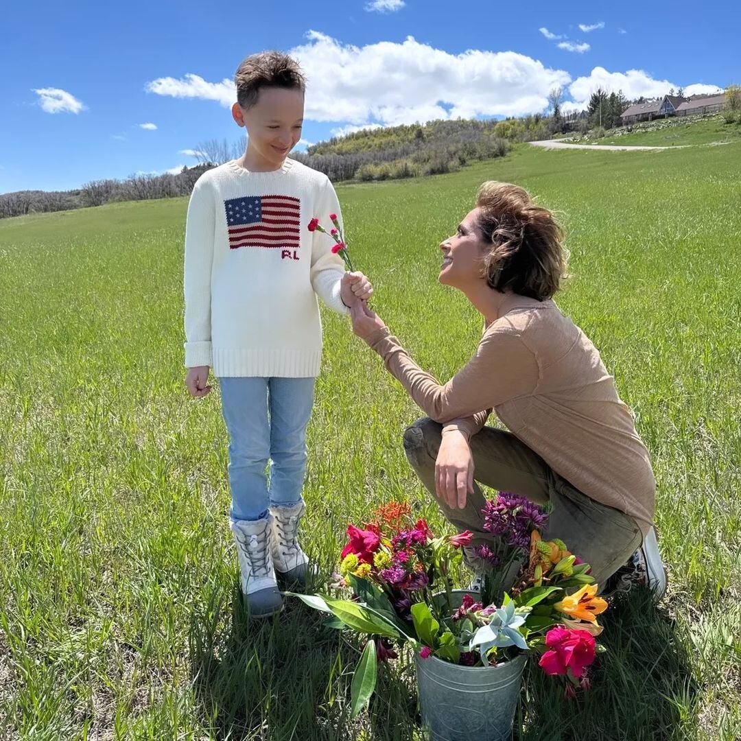 Indiana y Napoleón, los hijos de Victoria Vanucci y Matías Garfúnkel. Gentileza Instagram.