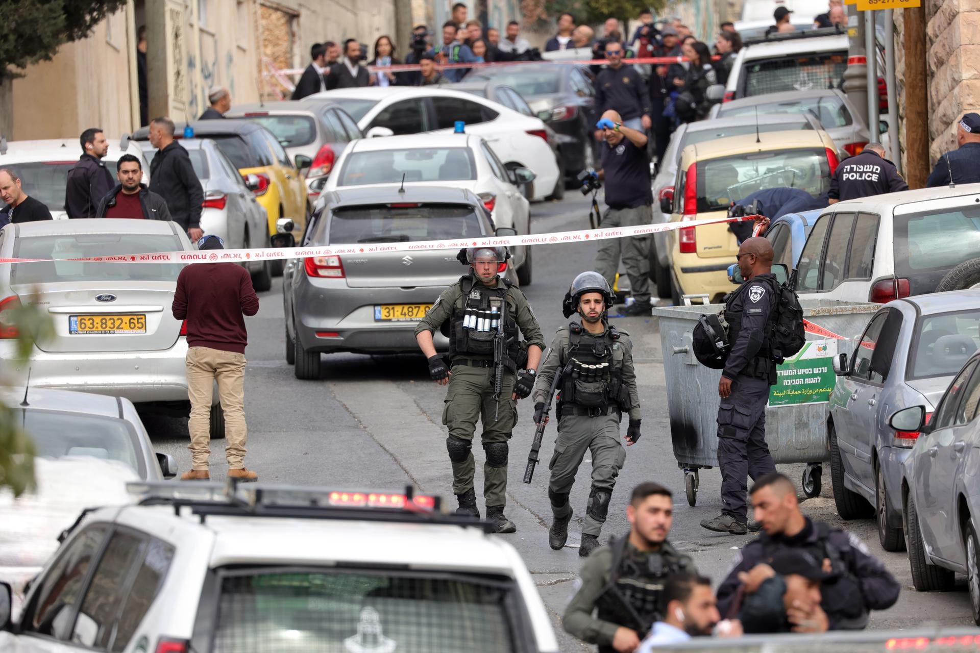 Tensión en Medio Oriente: un nuevo ataque en Jerusalén dejó dos personas heridas. / Foto: EFE/EPA/ATEF SAFADI

