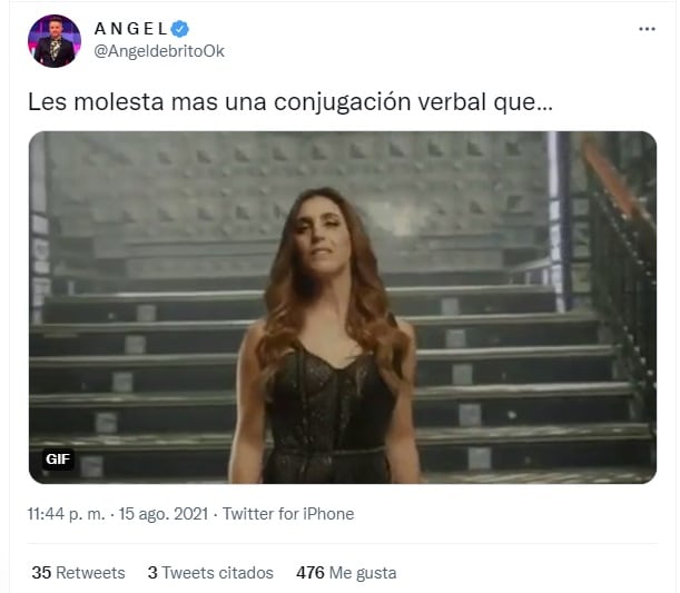 Ángel de Brito chicaneó a Mercedes Morán por criticar a Soledad Pastorutti - 