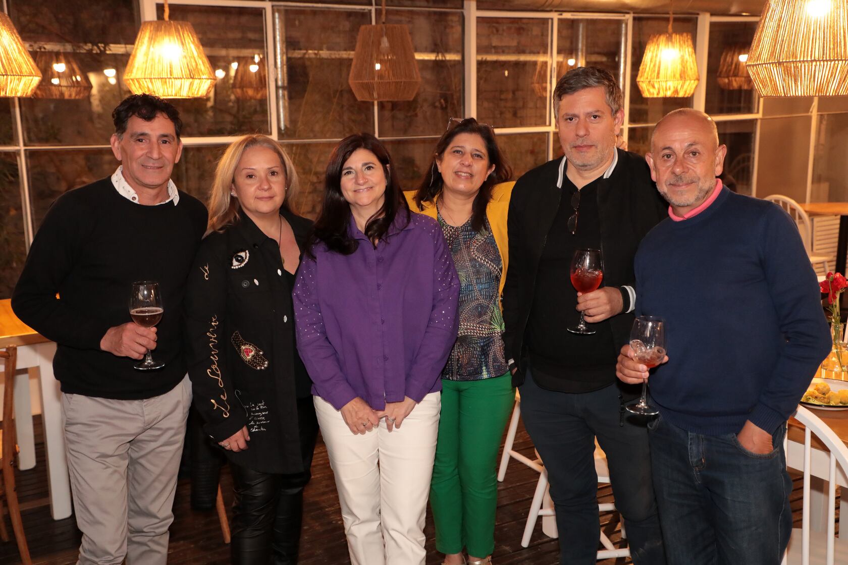 Luis Salamanca, Cristina Mengarelli, Gabriela Testa, Carolina Suárez Garcés, Marcos Pelayo y Marcelo Reynoso