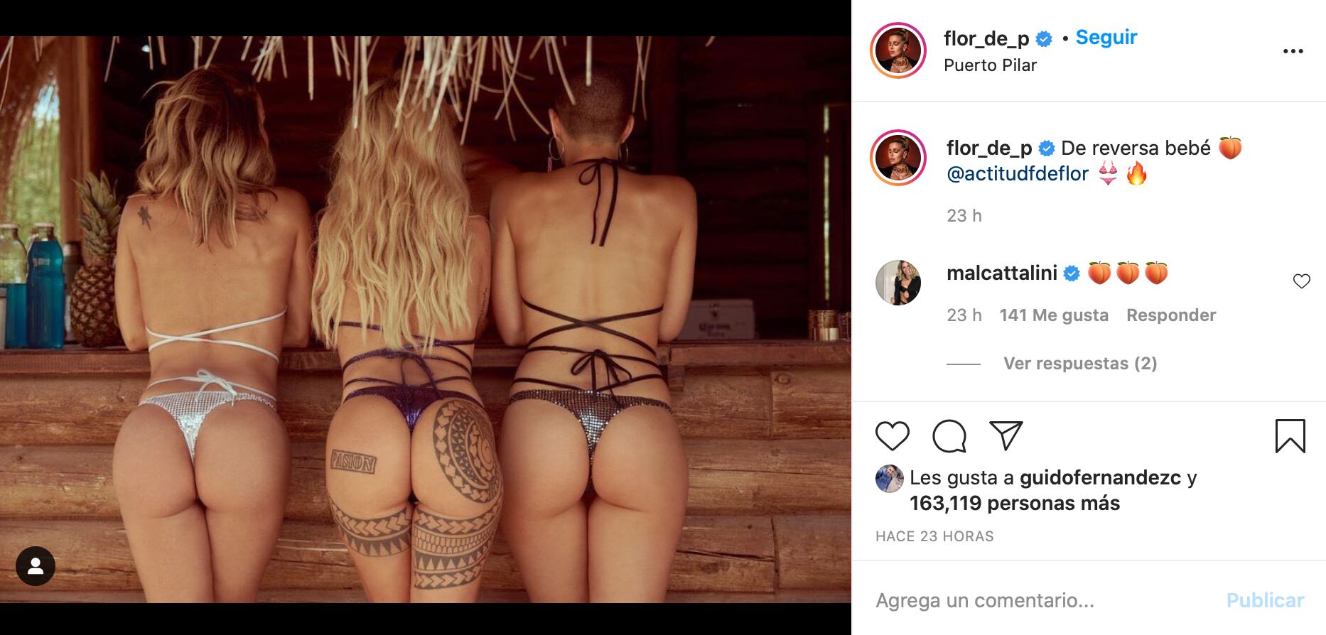 La foto que generó miles de likes.