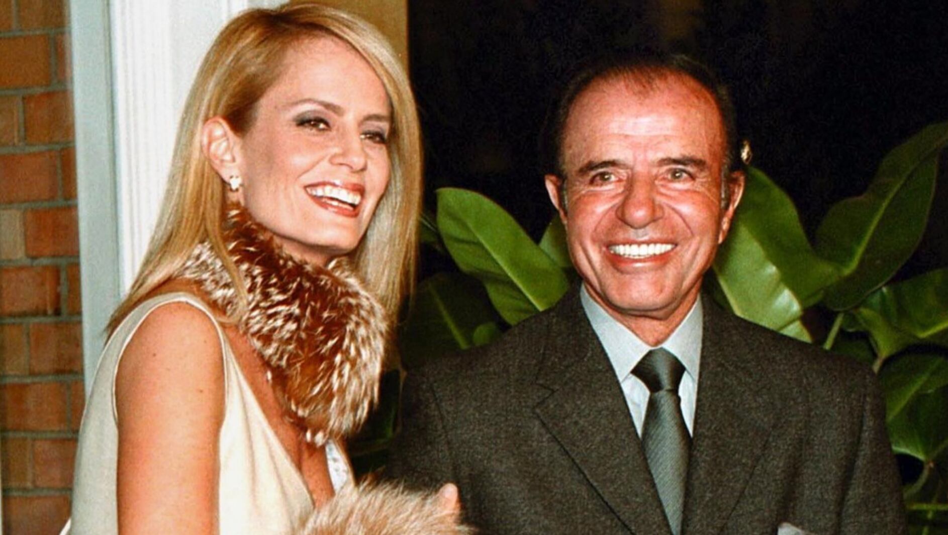 Junto a Carlos Menem hace algunos años.