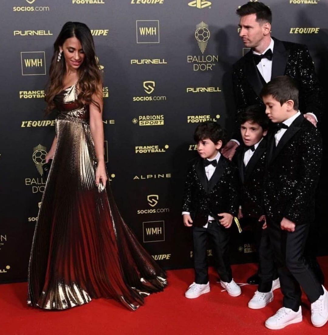 Antonela Roccuzzo y Messi van siempre juntos a todos lados