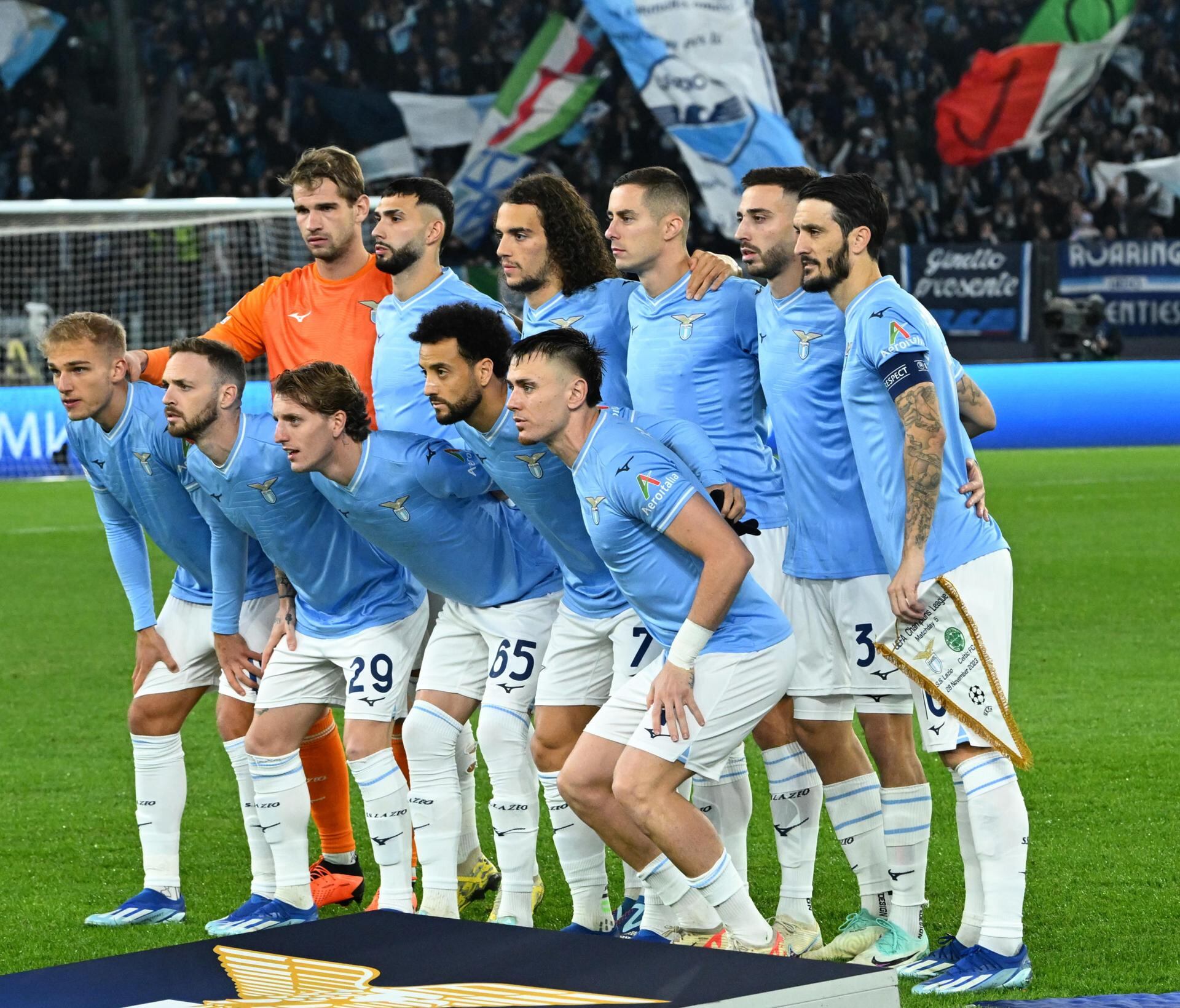 Valentín Castellanos fue titular en la Lazio en el partido ante el Celtic de Escocia. (Liga de Campeones, Italia, Roma) EFE/EPA/MAURIZIO BRAMBATTI