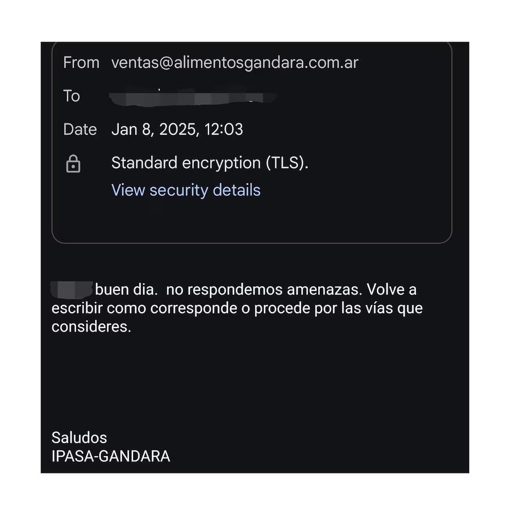 La insólita respuesta que recibió un consumidor tras hacer un reclamo.